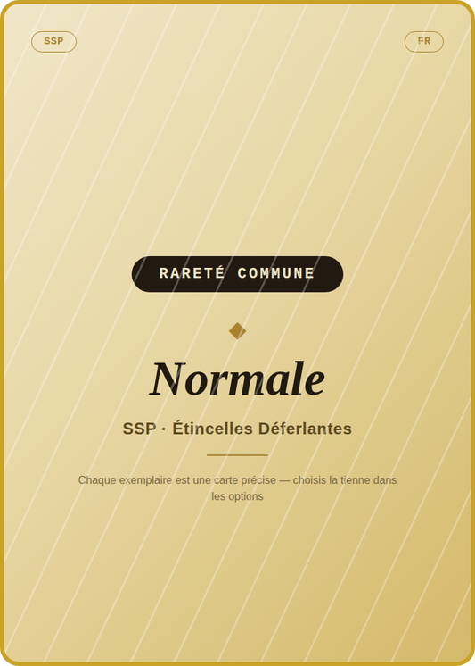 Carte Pokémon Commune Normale, extension SSP Étincelles Déferlantes