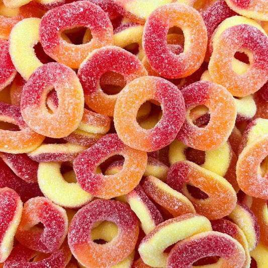 Bonbon Dulceplus Anneaux Pêches Acides-lesbonbonsdesid.fr