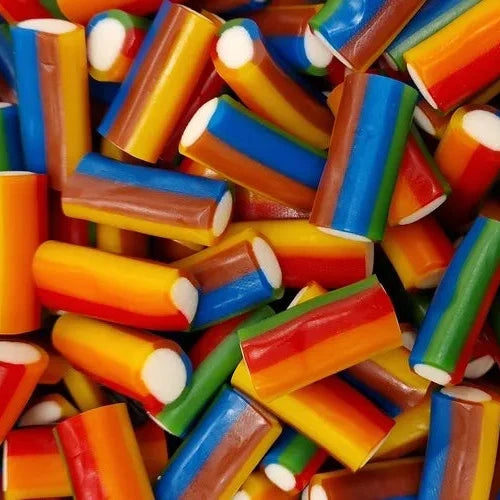 Bonbon Jumbo Twist Multicolore Lisse Damel-lesbonbonsdesid.fr