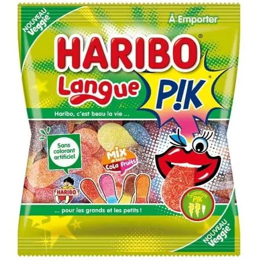 Sachet bonbon Haribo Langue Pik 100g-lesbonbonsdesid.fr