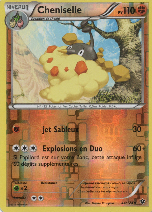 Carte Pokémon Cheniselle, XY Impact des Destins, numéro 044, peu commune reverse