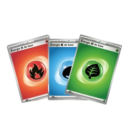 Lot 10 cartes Énergie Pokémon FR 7 types + 1 sleeve de protection – lesbonbonsdesid.fr