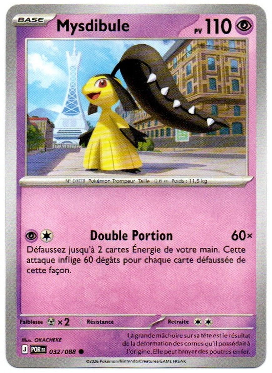 Carte Pokémon Mysdibule n°32/88, extension Méga-Évolution – Équilibre Parfait, version française