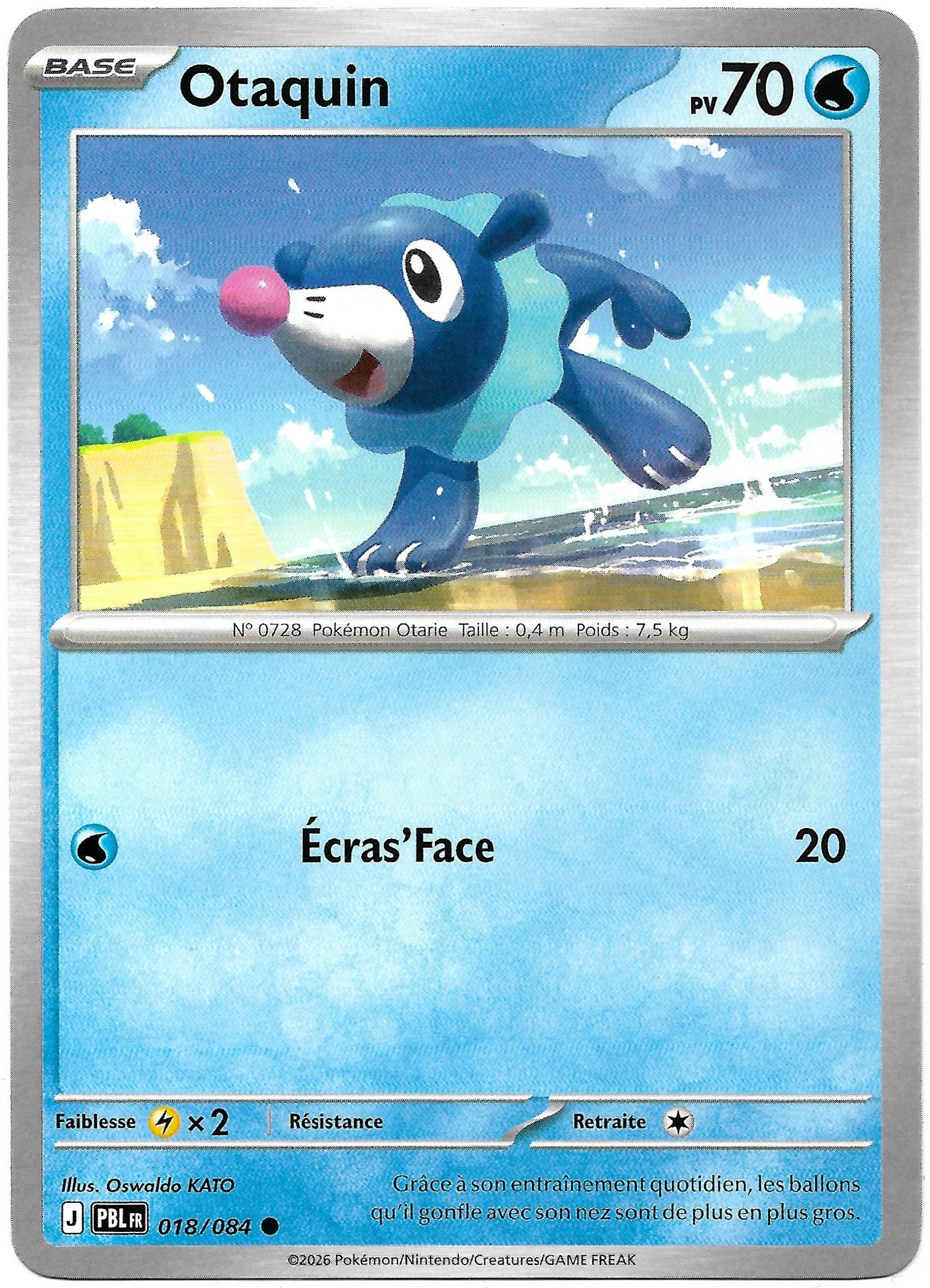 Carte Pokémon Otaquin n°18/84, extension Méga-Évolution Nuit Noire, version française