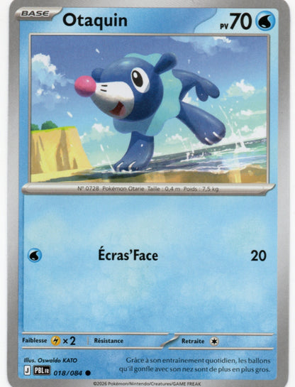 Carte Pokémon Otaquin, ME05 Nuit Noire, numéro 018, commune normale