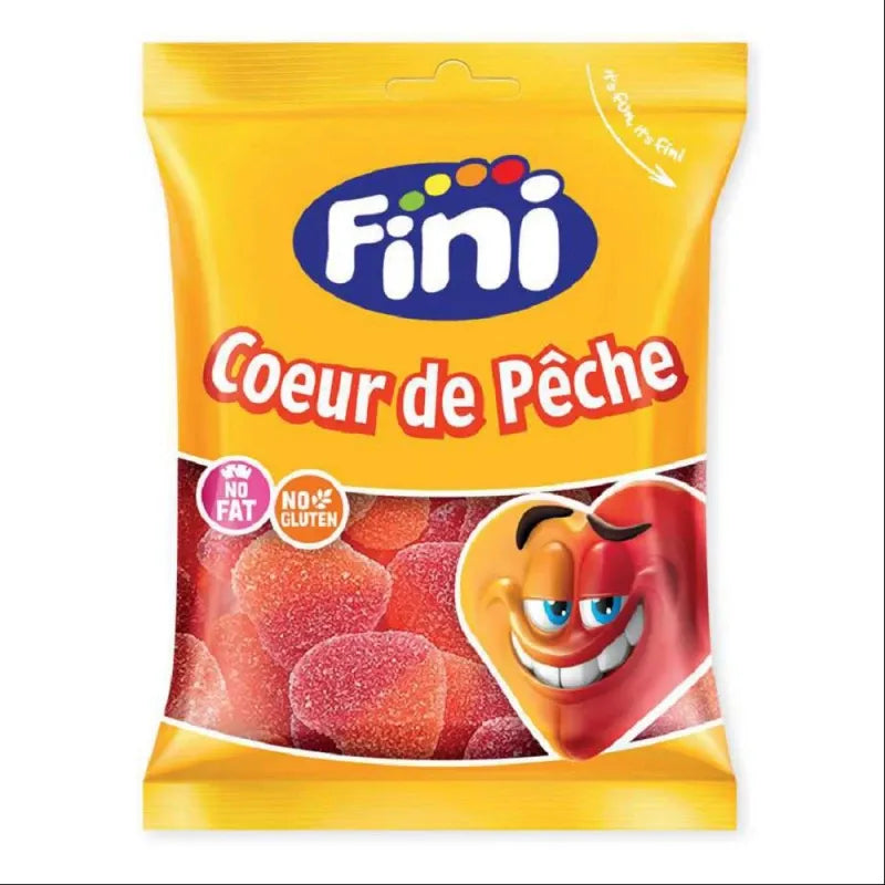 sachet bonbon coeur de pêche FINI 90g-lesbonbonsdesid.fr