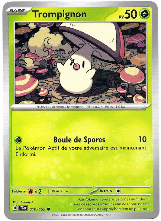 Carte Pokémon Trompignon n°10/159, extension Écarlate et Violet – Aventures Ensemble, version française